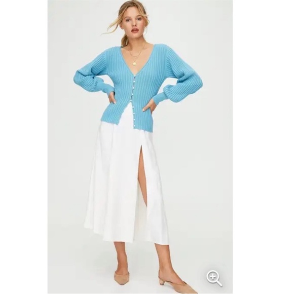 NWOT Wilfred Cherie Skirt, Ivory, size 8, $95 - Picture 1 of 5